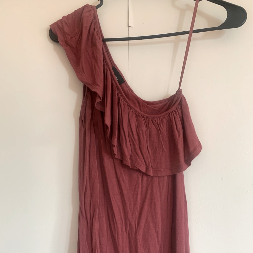 Mossimo Pink One Shoulder Top